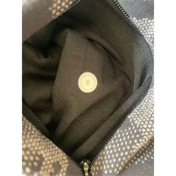 Lululemon Close to Crossing seamless gray Camo Jacquard long sleeve SHIRT TOP sz - Picture 7 of 7